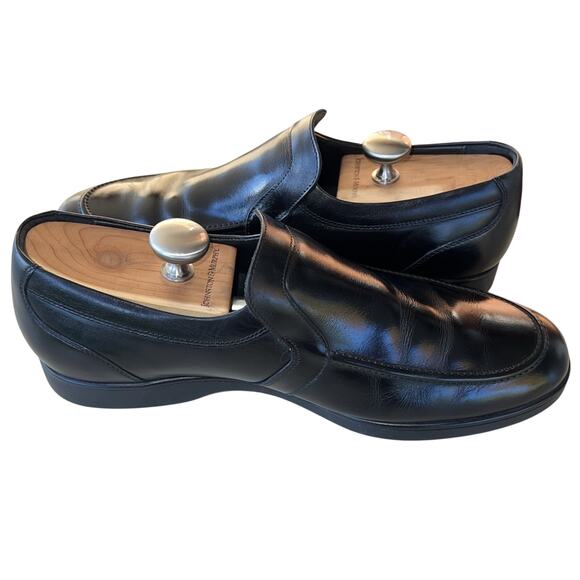 Mephisto Men's Sz 10.5 M Black Leather Slip On Dress Loafers - Picture 8 of 11